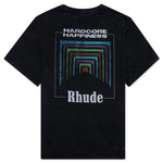Neon Box Perspective Graphic Tee - Black