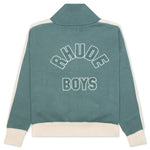 RB Knit Track Jacket - Ivory/Spa