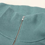 RB Knit Track Jacket - Ivory/Spa