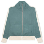 RB Knit Track Jacket - Ivory/Spa