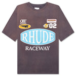 Raceway Tee - Vintage Grey