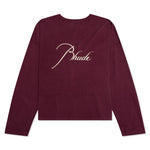 Reverse L/S Tee - Bordeux