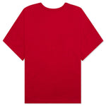 Reverse Tee - Cherry Red