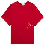 Reverse Tee - Cherry Red