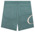 Script Logo Knit Short - Ivory/Spa