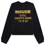 Rhude Steel Crewneck - Vintage Black