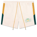Tan Whinston Crest Short - Creme/Multi