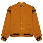 Wool Lightning Bomber - Mustard