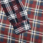 Ribbon Wide Flannel Shirt - Assorted