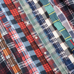 Ribbon Wide Flannel Shirt - Assorted
