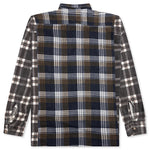 Ribbon Wide Flannel Shirt - Assorted