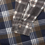 Ribbon Wide Flannel Shirt - Assorted