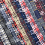 Ribbon Wide Flannel Shirt - Assorted