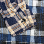 Ribbon Wide Flannel Shirt - Assorted