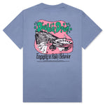Risky Behavior Tee - Blue Granite