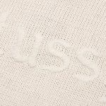 Roll V-Neck Logo Sweater - Natural