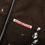 Rose Zip Hoodie - Welder Brown
