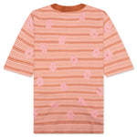 Striped Floral T-Shirt - Pink Gummy