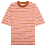 Striped Floral T-Shirt - Pink Gummy