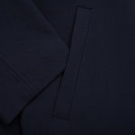 Rounded Bomber Jacket - Navy