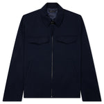 Rounded Bomber Jacket - Navy