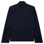 Rounded Bomber Jacket - Navy