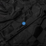 Running Check Shorts - Black