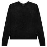 S Loose Knit Sweater - Black