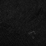 S Loose Knit Sweater - Black