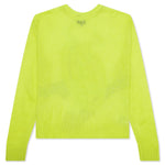 S Loose Knit Sweater - Lime