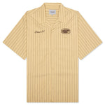 S/S Hendry Shirt - Seaton Stripe/Straw/Liberica