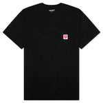 S/S Pocket Heart T-Shirt - Black/Red
