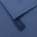 Quilted Pocket Polo Top - Light Indigo