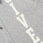 Fleece College Shirt - Light Grey Melange