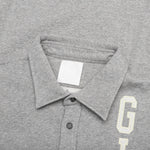Fleece College Shirt - Light Grey Melange