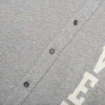 Fleece College Shirt - Light Grey Melange