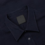 Short Sleeve Shirt with Pocket - Night Blue