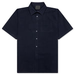 Short Sleeve Shirt with Pocket - Night Blue