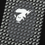 STA Houndstooth Ape Head Tee - Black/Black