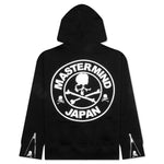 Glass Beaded Full Zip Hoodie - Black