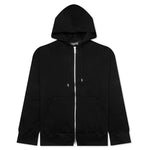 Glass Beaded Full Zip Hoodie - Black