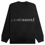 Skull Logo Knit Sweatshirt - Black
