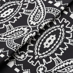 Archieve Print Mix Pants - Black