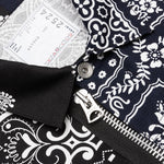 Archive Print Mix Jacket - Black/Navy