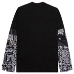 Archive Print Mix L/S T-Shirt - Black/White