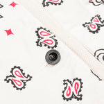 Bandana Print Shorts - Off White