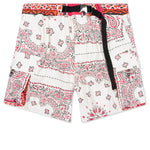 Bandana Print Shorts - Off White