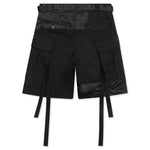 Cotton Nylon Oxford Short - Black