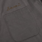 Cotton Twill Bowling Shirt - Grey