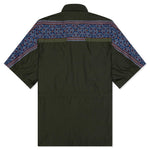 Floral Embroidery Mix Shirts - Khaki
